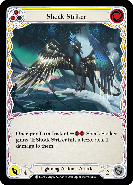 Shock Striker (Yellow) [Tales of Aria 1st Edition] 1st Edition Normal