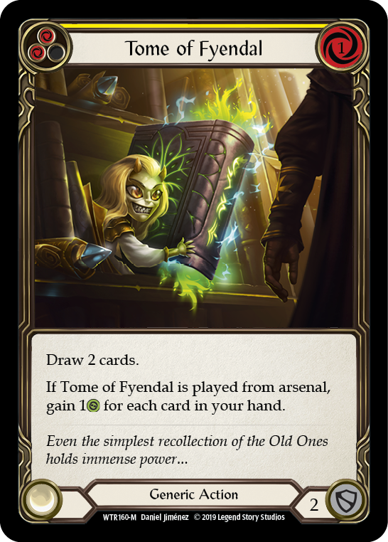 Tome of Fyendal [Welcome to Rathe 1st Edition] Alpha Print Rainbow Foil
