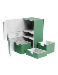 UG TWIN FLIP N TRAY DECK CASE XENOSKIN GREEN 160+