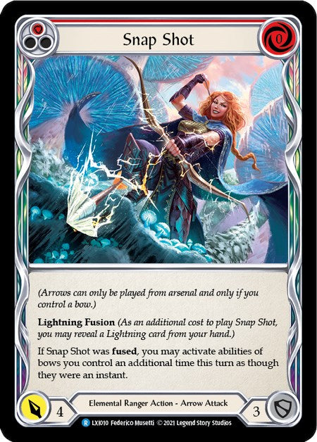 Snap Shot (Red) [Tales of Aria Blitz Deck] 1st Edition Normal