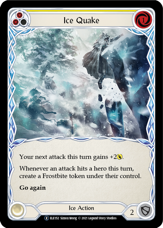 Ice Quake (Yellow) [Tales of Aria Unlimited] Unlimited Rainbow Foil
