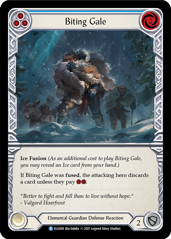 Biting Gale (Blue) [Tales of Aria 1st Edition] 1st Edition Normal