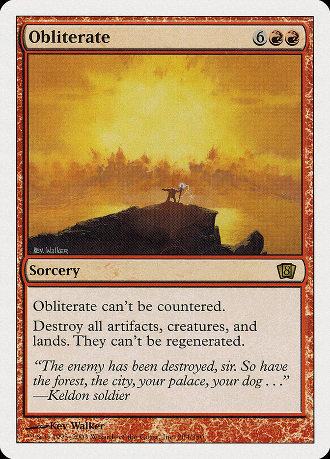 Obliterate (204) [Eighth Edition]