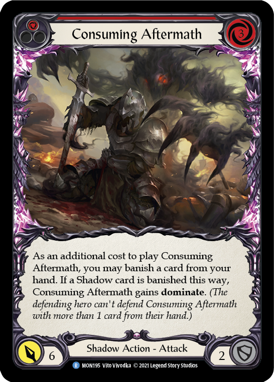 Consuming Aftermath (Red) [Monarch 1st Edition] 1st Edition Normal