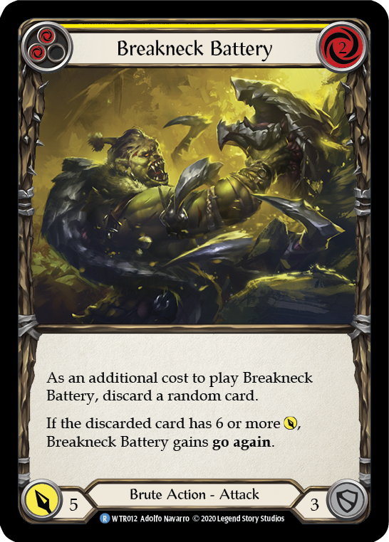 Breakneck Battery (Yellow) [Welcome to Rathe Unlimited] Unlimited Rainbow Foil