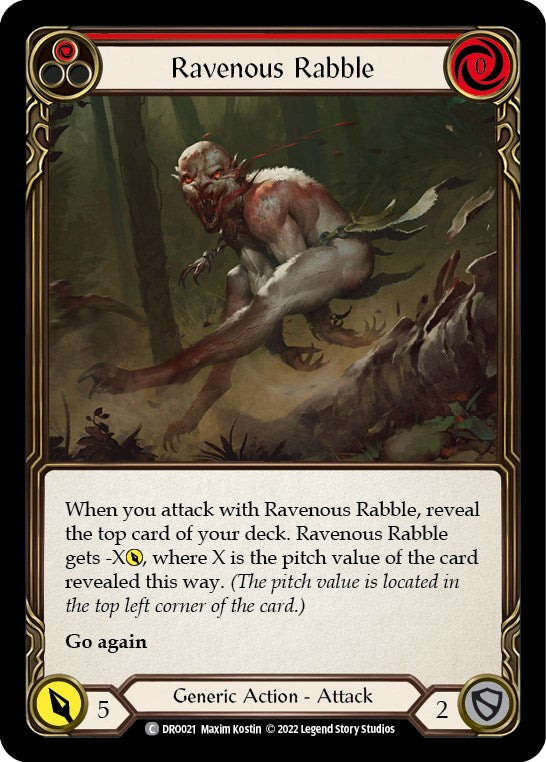 Ravenous Rabble [Uprising] (Dromai Blitz Deck)