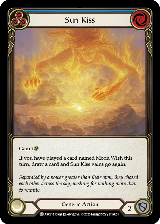 Sun Kiss (Blue) [Arcane Rising Unlimited] Unlimited Normal