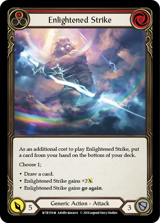 Enlightened Strike [Welcome to Rathe 1st Edition] Alpha Print Normal
