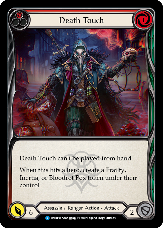 Death Touch (Red) [Outsiders] (Uzuri Blitz Deck)