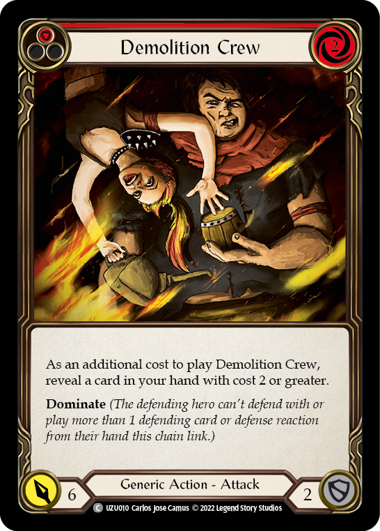 Demolition Crew (Red) [Outsiders] (Uzuri Blitz Deck)