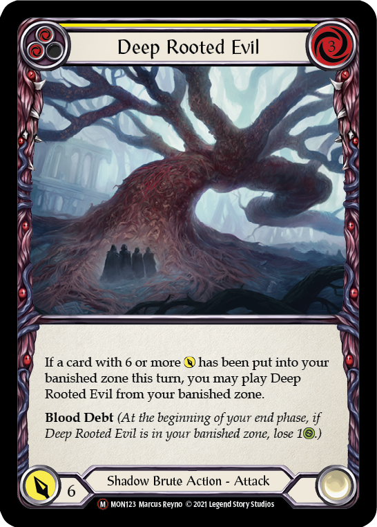 Deep Rooted Evil [Monarch Unlimited] Unlimited Rainbow Foil
