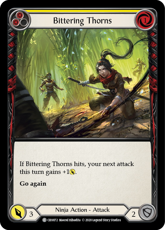 Bittering Thorns [Crucible of War 1st Edition] 1st Edition Rainbow Foil
