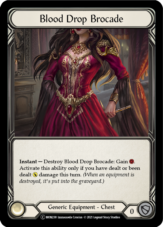 Blood Drop Brocade [Monarch Unlimited] Unlimited Rainbow Foil