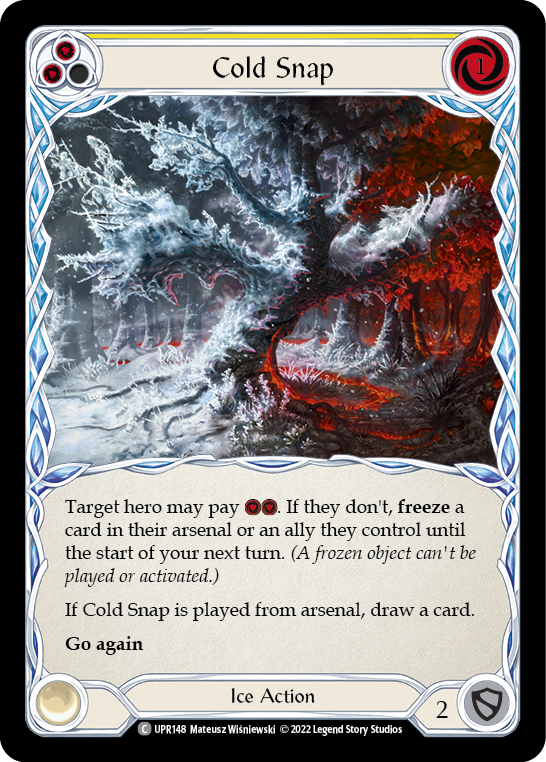Cold Snap (Yellow) [Uprising] Rainbow Foil