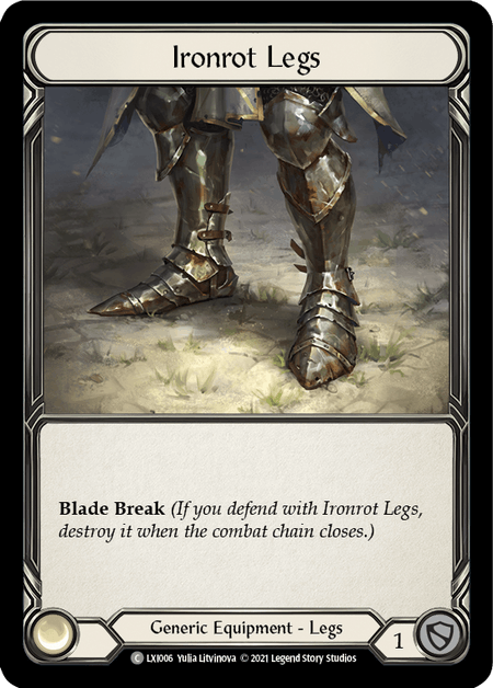 Ironrot Legs [Tales of Aria Blitz Deck] 1st Edition Normal