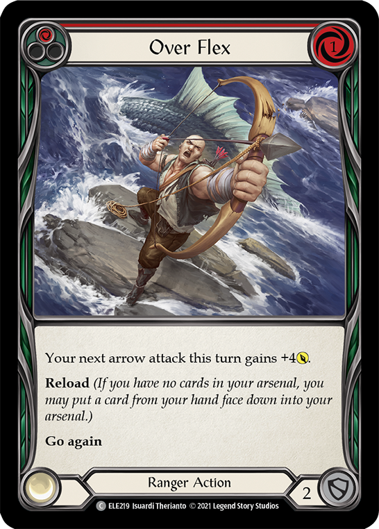 Over Flex (Red) [Tales of Aria 1st Edition] 1st Edition Rainbow Foil