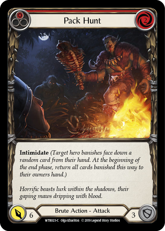 Pack Hunt (Red) [Welcome to Rathe 1st Edition] Alpha Print Normal