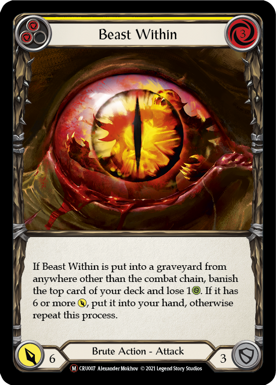 Beast Within [Crucible of War Unlimited] Unlimited Rainbow Foil
