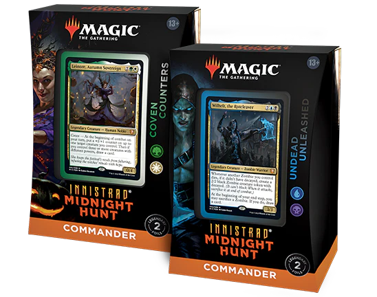 MTG INNISTRAD MIDNIGHT HUNT & INNISTRAD CRIMSON VOW COMMANDER SEALED CASE (4 DECKS)