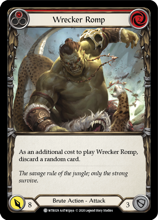 Wrecker Romp (Red) [Welcome to Rathe Unlimited] Unlimited Rainbow Foil