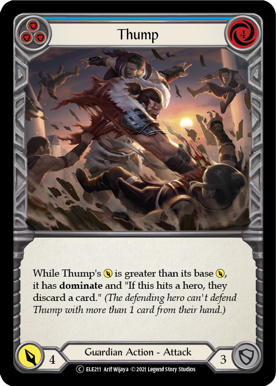 Thump (Blue) [Tales of Aria Unlimited] Unlimited Rainbow Foil