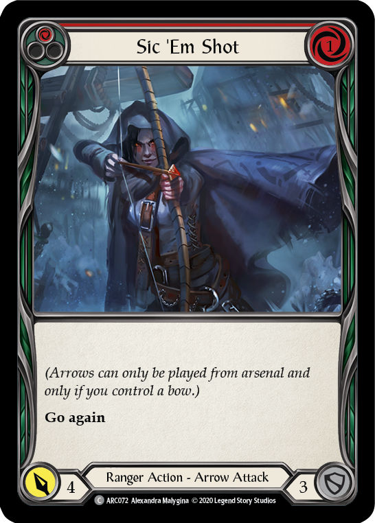 Sic 'Em Shot (Red) [Arcane Rising Unlimited] Unlimited Normal