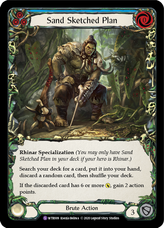 Sand Sketched Plan [Welcome to Rathe Unlimited] Unlimited Rainbow Foil