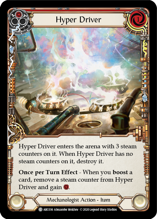 Hyper Driver [Arcane Rising Unlimited] Unlimited Rainbow Foil