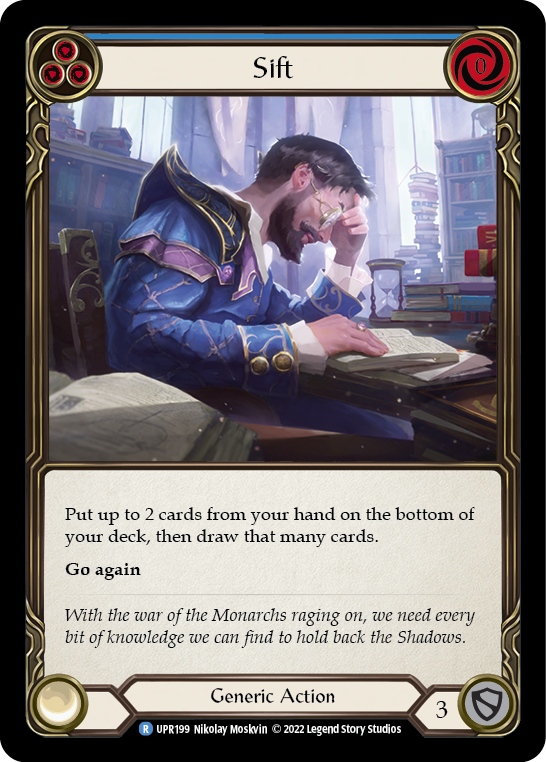 Sift (Blue) [Uprising] Rainbow Foil