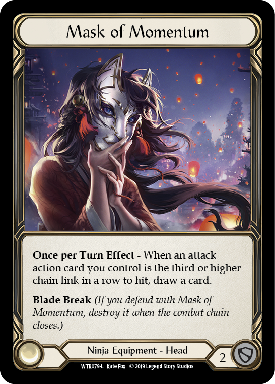 Mask of Momentum [Welcome to Rathe 1st Edition] Alpha Print Cold Foil