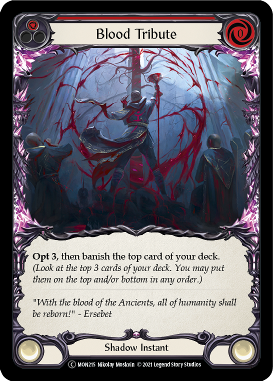 Blood Tribute (Red) [Monarch Unlimited] Unlimited Normal