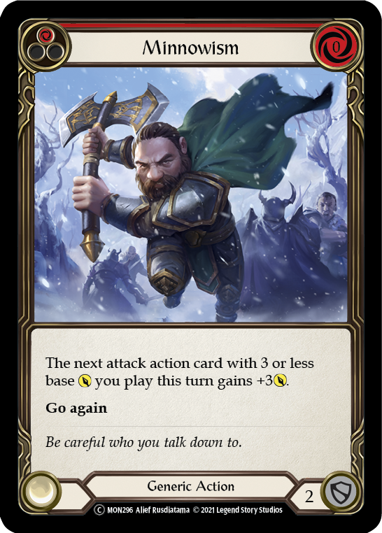 Minnowism (Red) [Monarch Unlimited] Unlimited Rainbow Foil