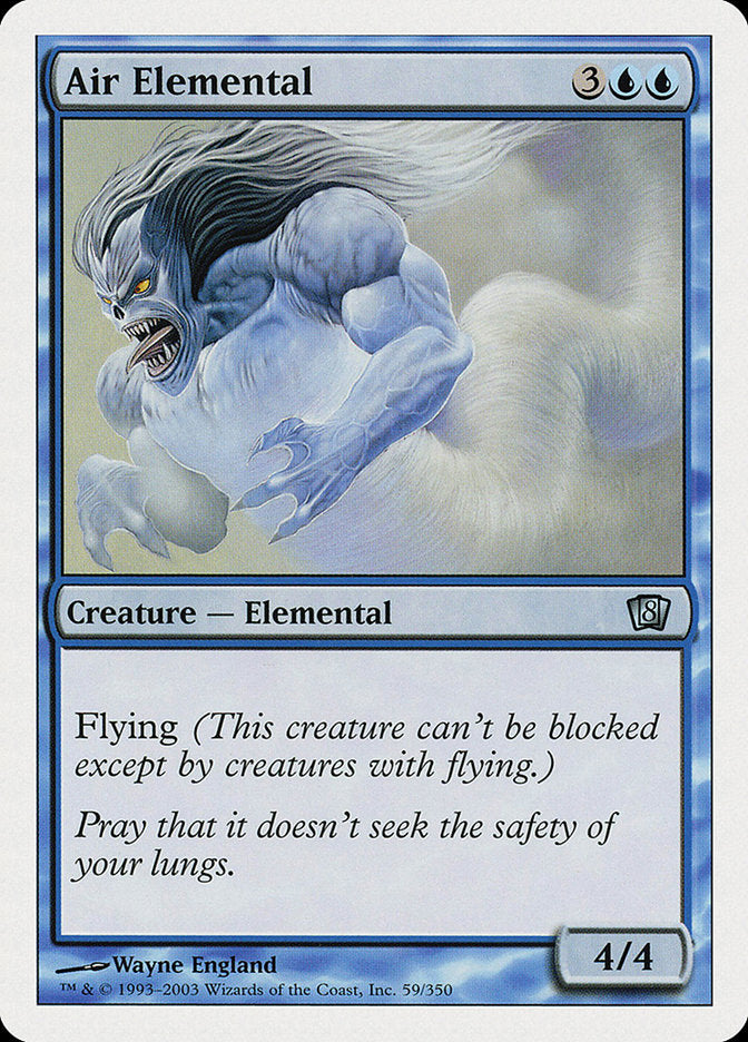 Air Elemental (59) [Eighth Edition]