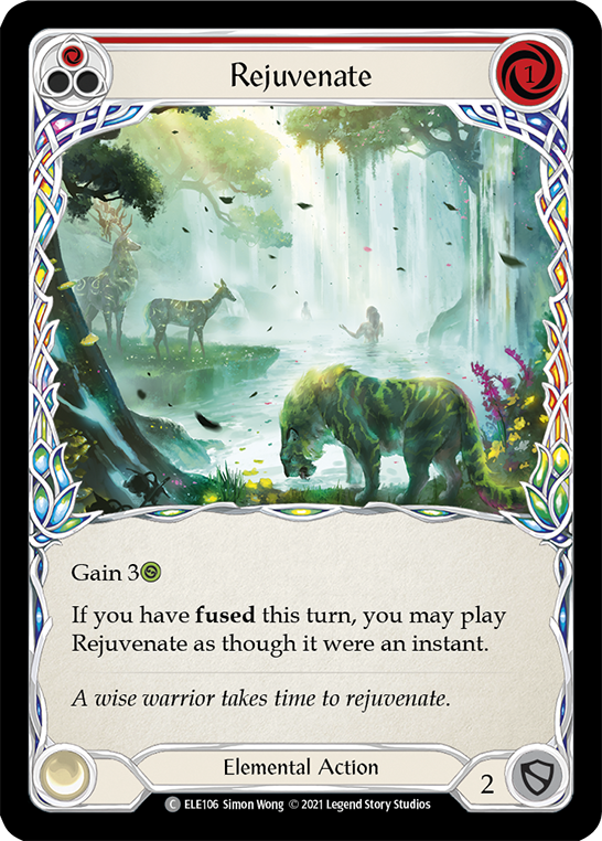 Rejuvenate (Red) [Tales of Aria 1st Edition] 1st Edition Rainbow Foil