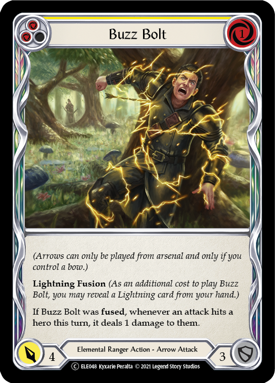 Buzz Bolt (Yellow) [Tales of Aria Unlimited] Unlimited Rainbow Foil