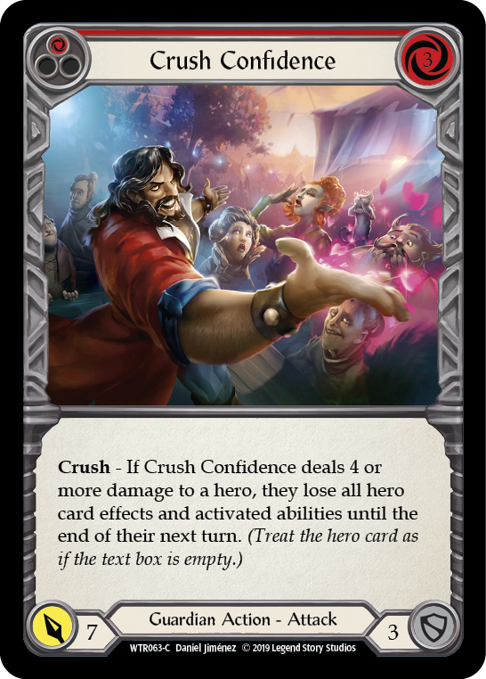 Crush Confidence (Red) [Welcome to Rathe 1st Edition] Alpha Print Rainbow Foil