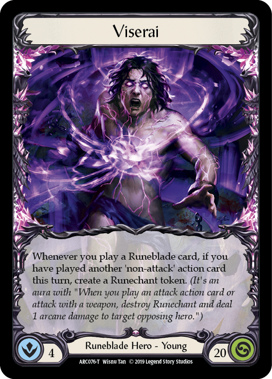 Viserai // Viserai, Rune Blood [Arcane Rising 1st Edition] 1st Edition Normal