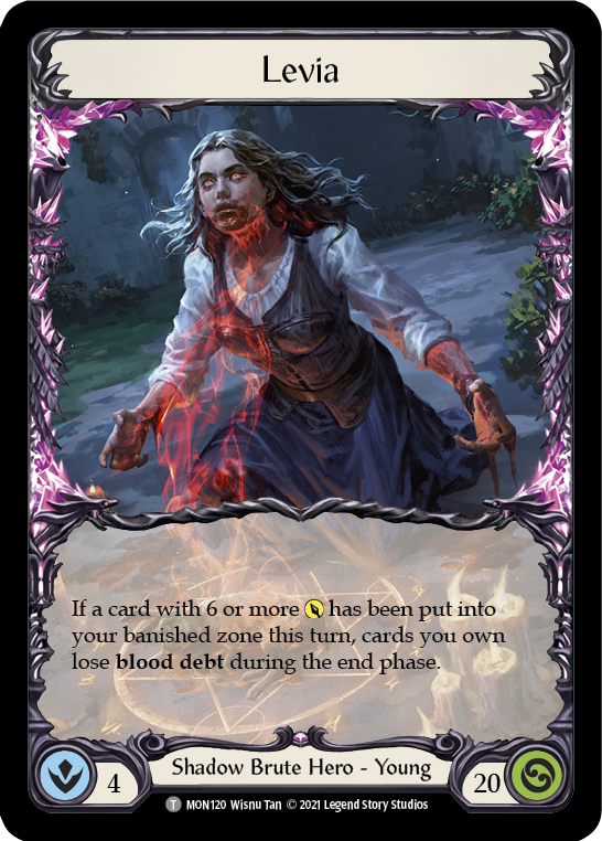 Levia // Ravenous Meataxe [Monarch 1st Edition] 1st Edition Normal
