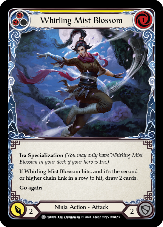 Whirling Mist Blossom [Crucible of War 1st Edition] 1st Edition Normal