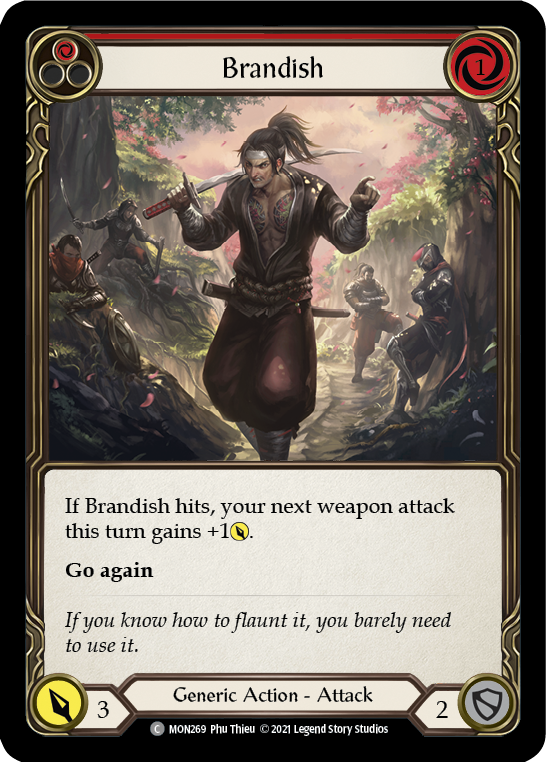 Brandish (Red) [Monarch 1st Edition] 1st Edition Normal