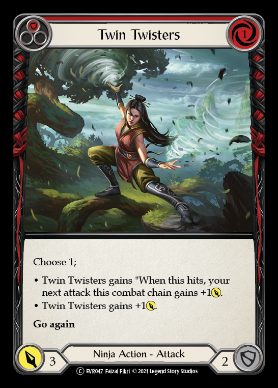 Twin Twisters (Red) [Everfest] 1st Edition Normal