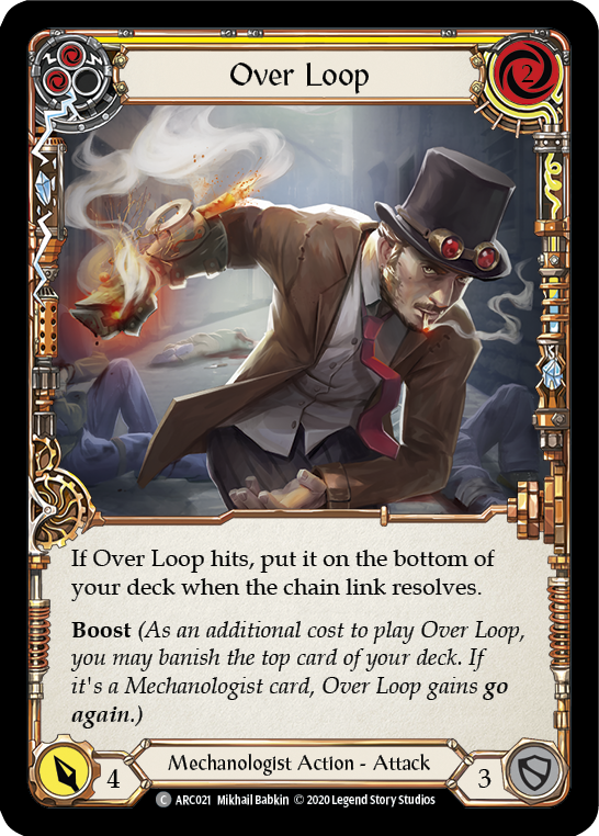 Over Loop (Yellow) [Arcane Rising Unlimited] Unlimited Normal