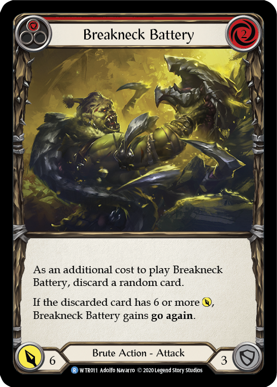 Breakneck Battery (Red) [Welcome to Rathe Unlimited] Unlimited Rainbow Foil