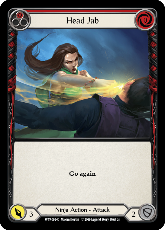 Head Jab (Red) [Welcome to Rathe 1st Edition] Alpha Print Normal