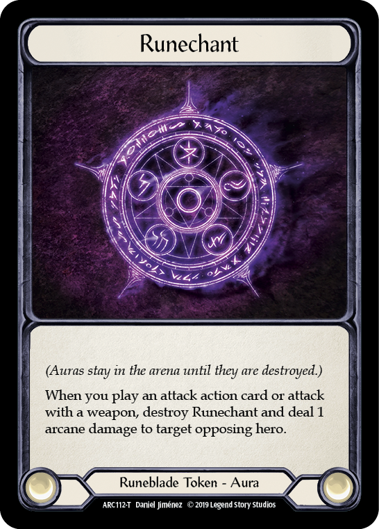 Runechant // Death Dealer [Arcane Rising 1st Edition] 1st Edition Normal