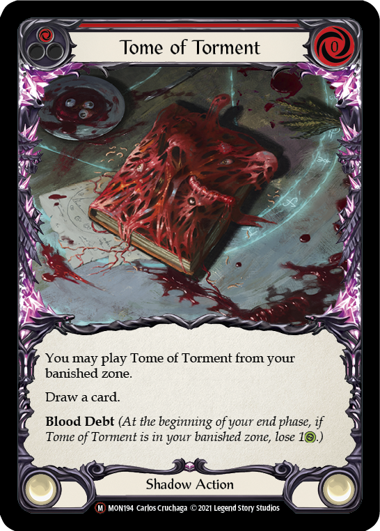 Tome of Torment [Monarch Unlimited] Unlimited Rainbow Foil