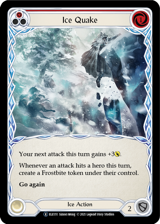 Ice Quake (Red) [Tales of Aria Unlimited] Unlimited Rainbow Foil
