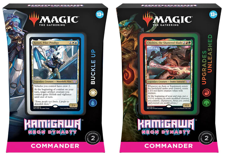 Mtg Kamigawa : Neon Dynasty Commander Set of 2