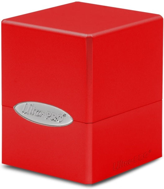 UP DECK BOX SATIN CUBE APPLE RED