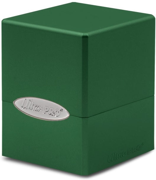 UP DECK BOX SATIN CUBE FOREST GREEN